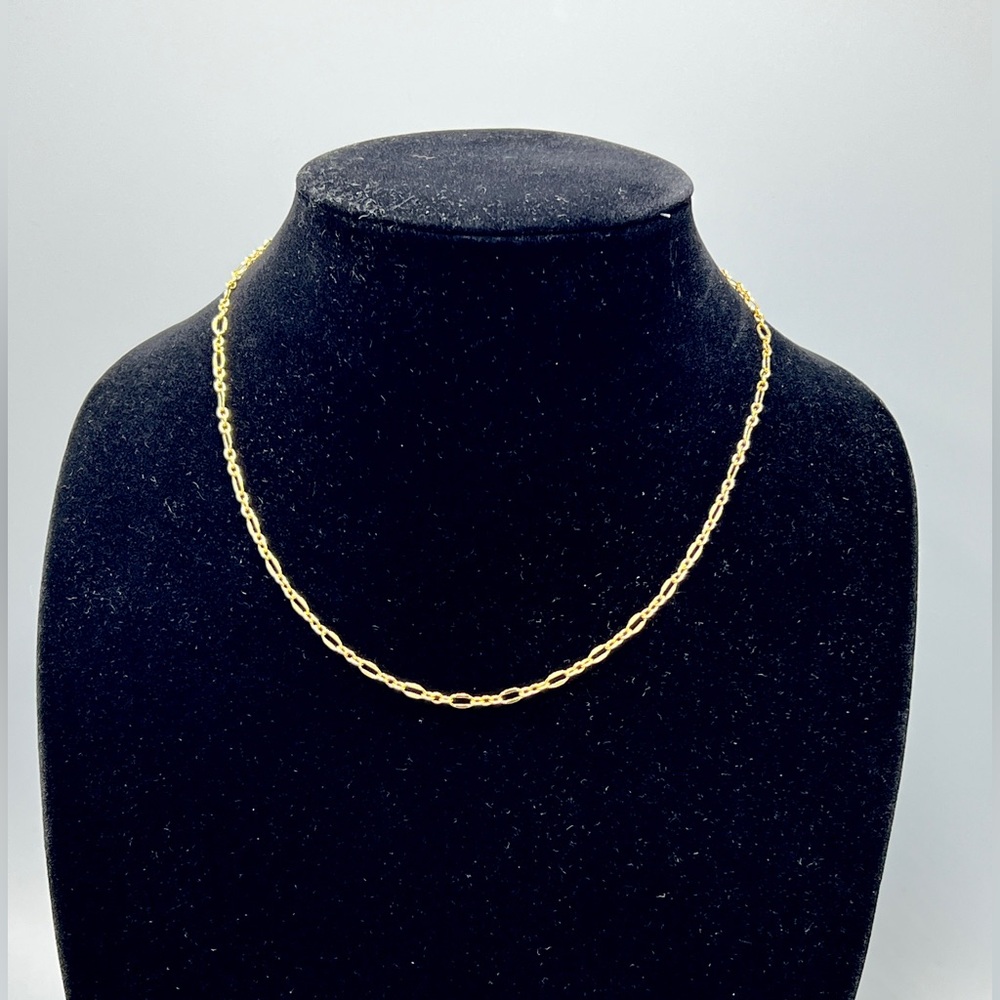 Brook & York Elegant Gold Tone Chain Necklace